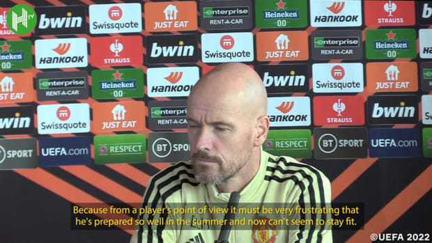 Erik ten Hag on Martial's ongoing injury problems